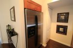 Large side-by-side refrigerator / freezer.